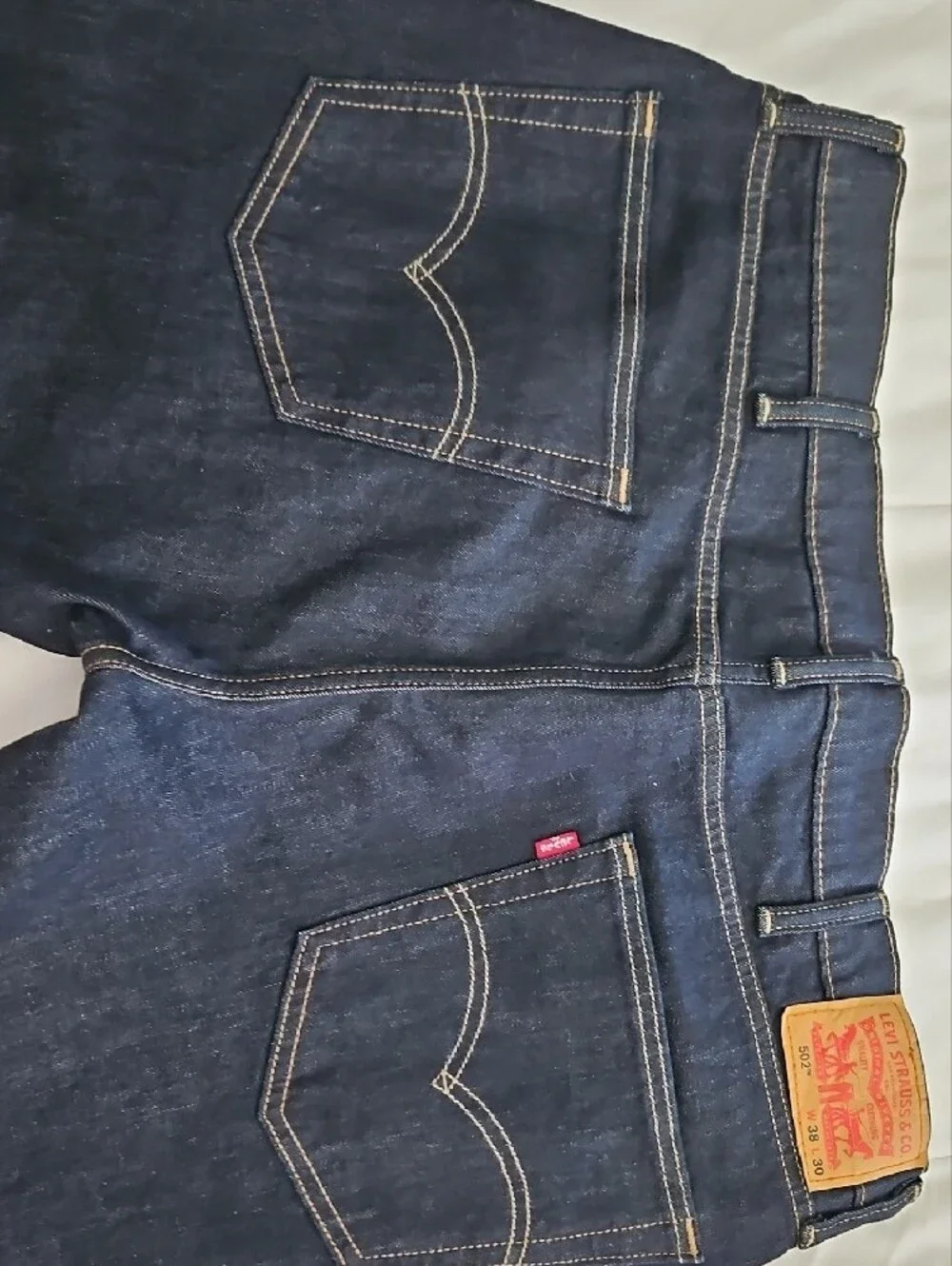 Levi's Straight Jeans in Dark Indigo